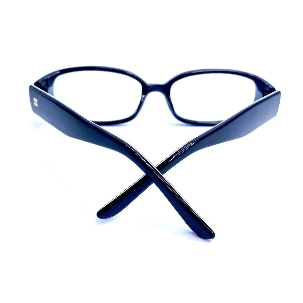 Kate Spade Black Oval Striped Temple Eyeglasses Italy Penelope/S Y30Y2 52 16 125